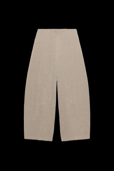 BALLOON CORDUROY TROUSERS - Beige by Zara