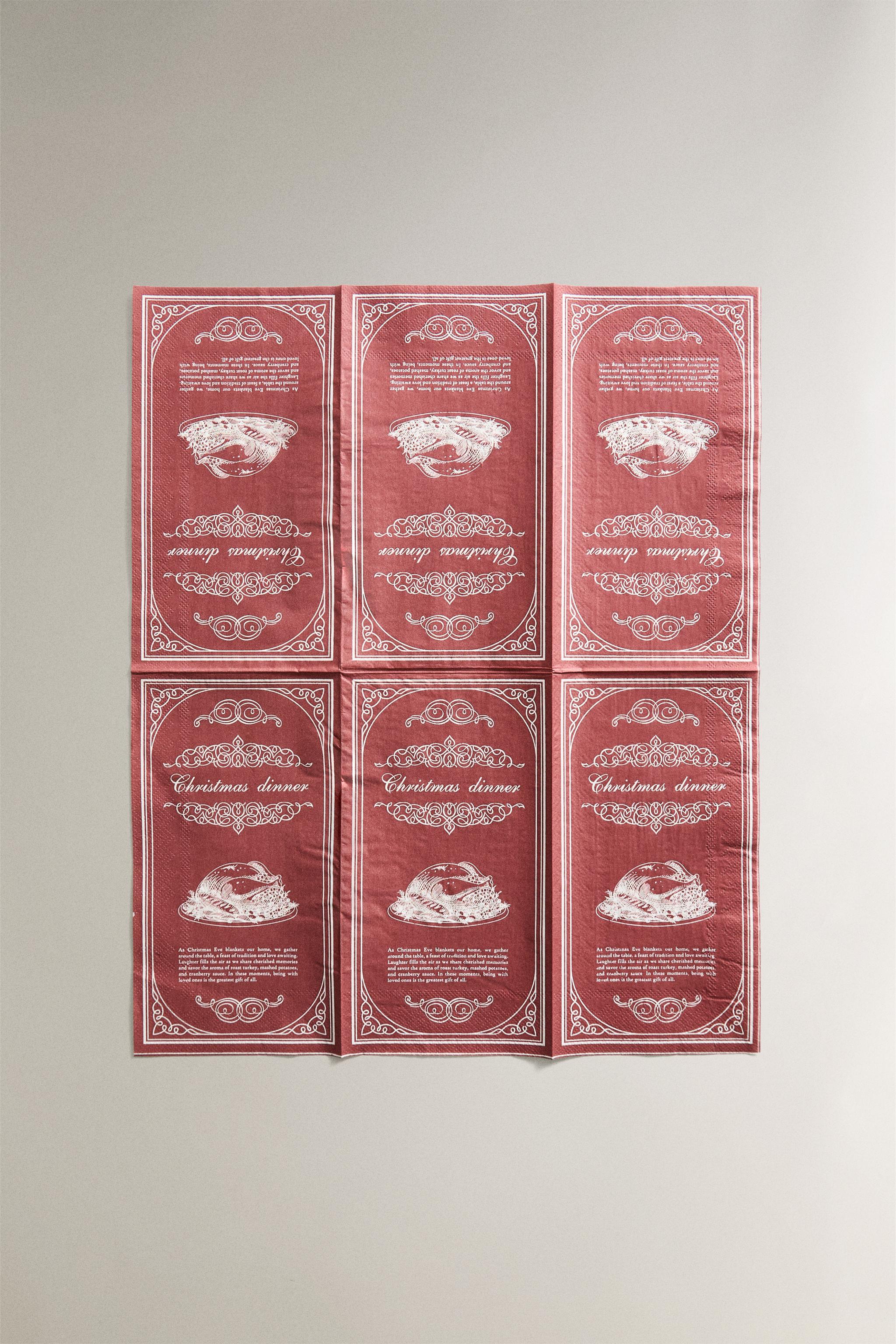 SET OF PAPER CHRISTMAS NAPKINS (SET OF 30)