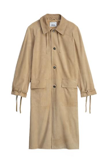 LIMITED EDITION SUEDE LEATHER TRENCH COAT