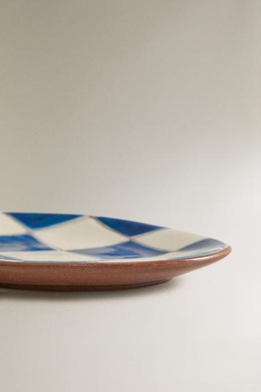 PORTE-SAVON SALLE DE BAIN CÉRAMIQUE LOSANGES BLEUES - Bleu / Blanc de Zara - Image 3