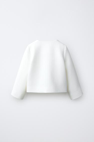 VESTE À LACETS - Blanc cassé de Zara - Image 1