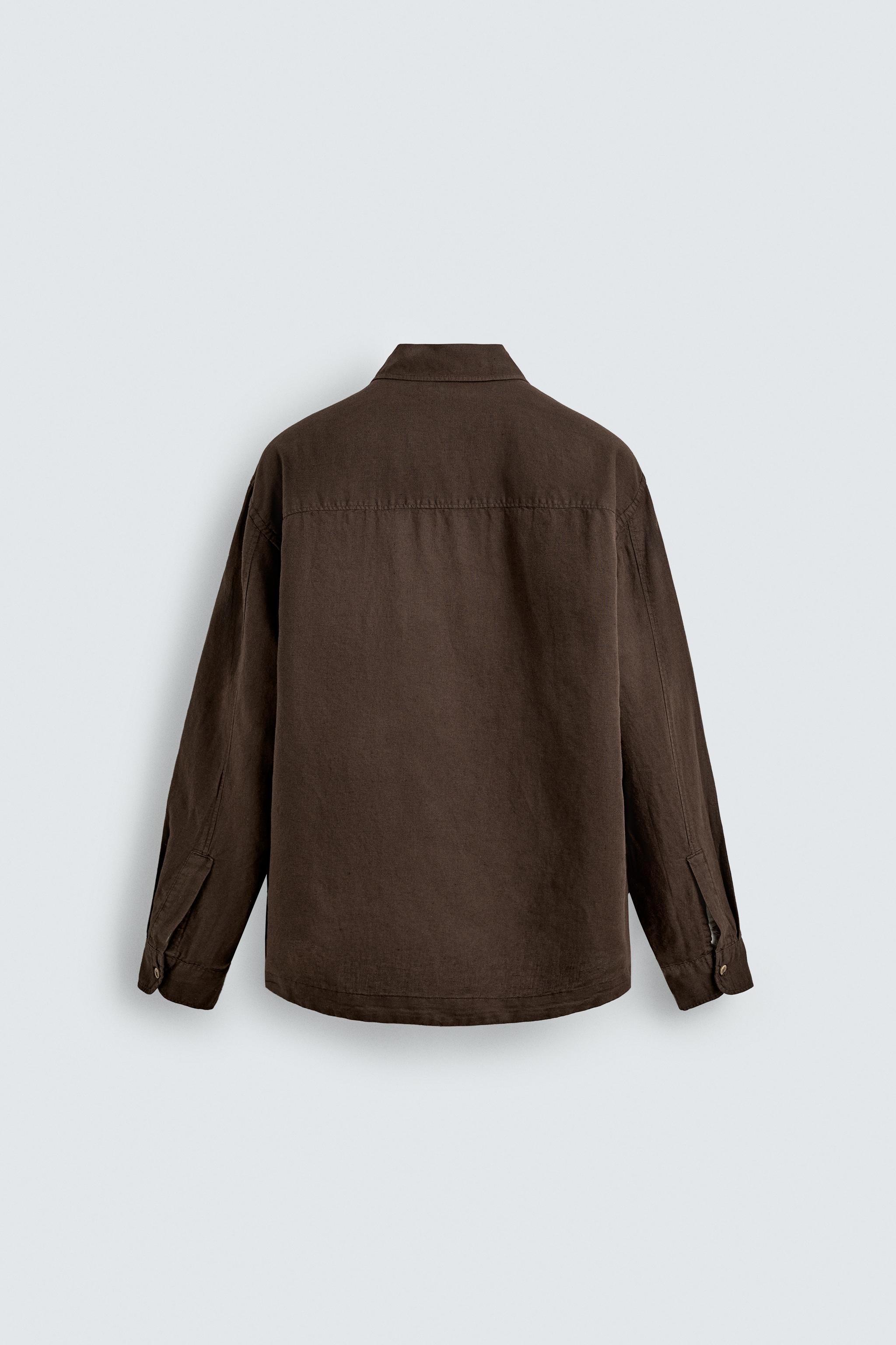 LINEN COTTON BLEND POLO SHIRT