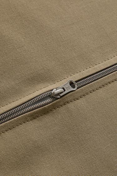 POUF EN COTON - Vert de Zara - Image 3