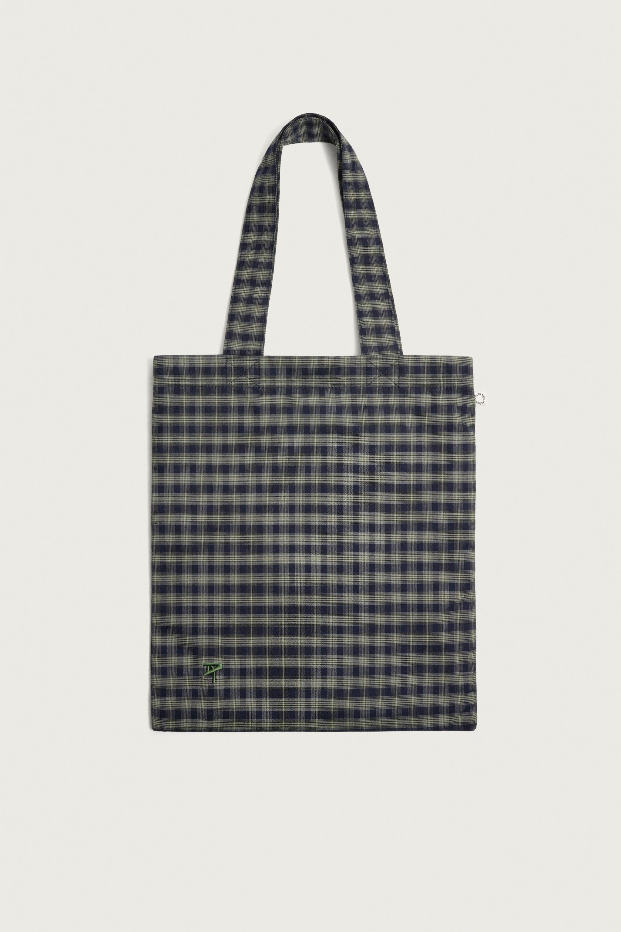 FABRIC SHOPPER BAG — Green