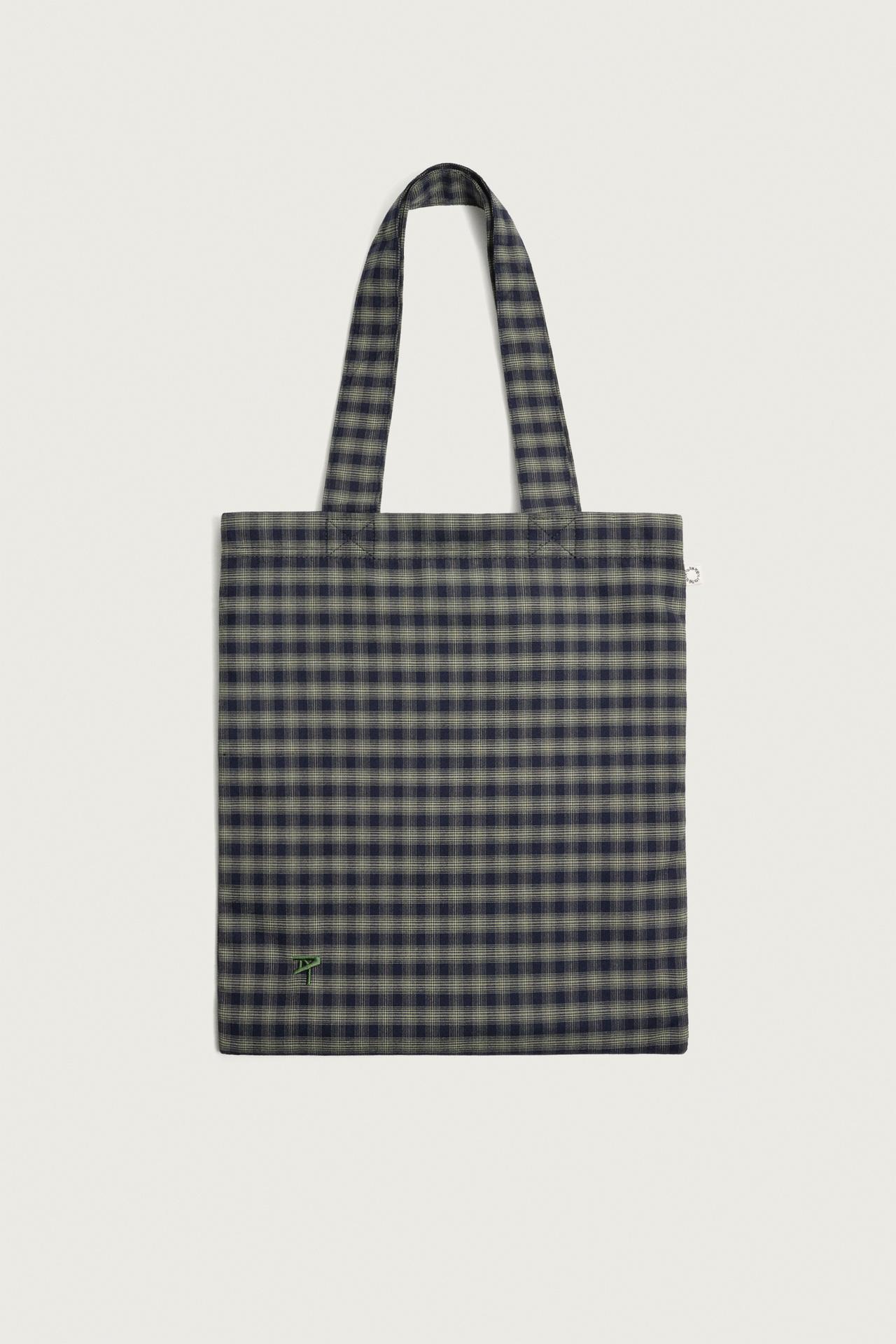 FABRIC SHOPPER BAG — Green
