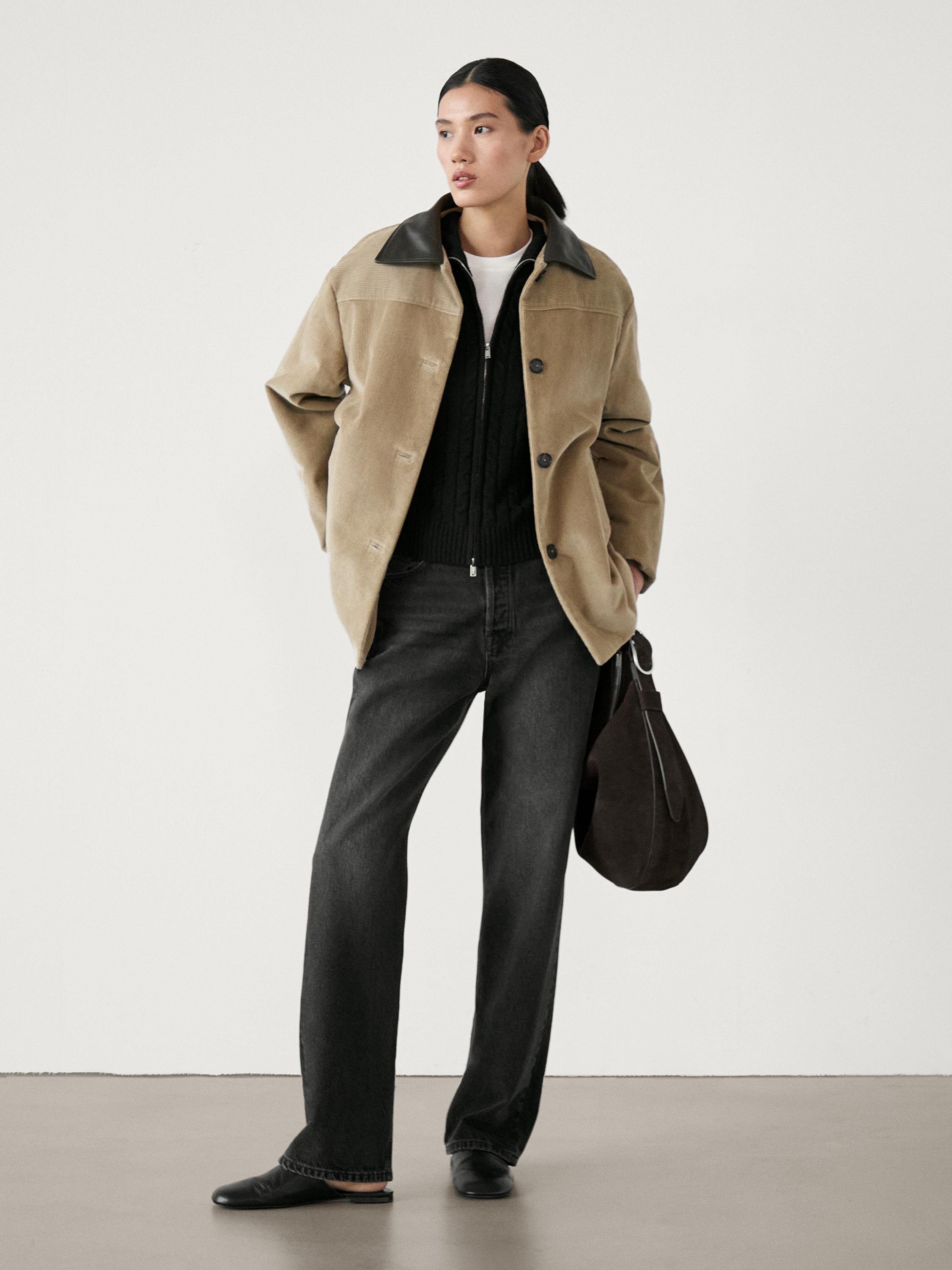 Corduroy jacket zara hotsell