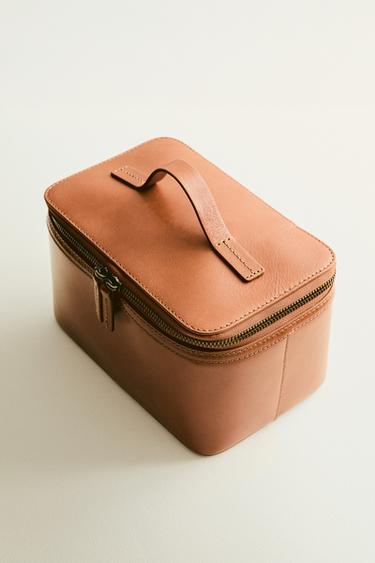 TROUSSE DE TOILETTE CUIR PETIT FORMAT - Marron de Zara - Image 5