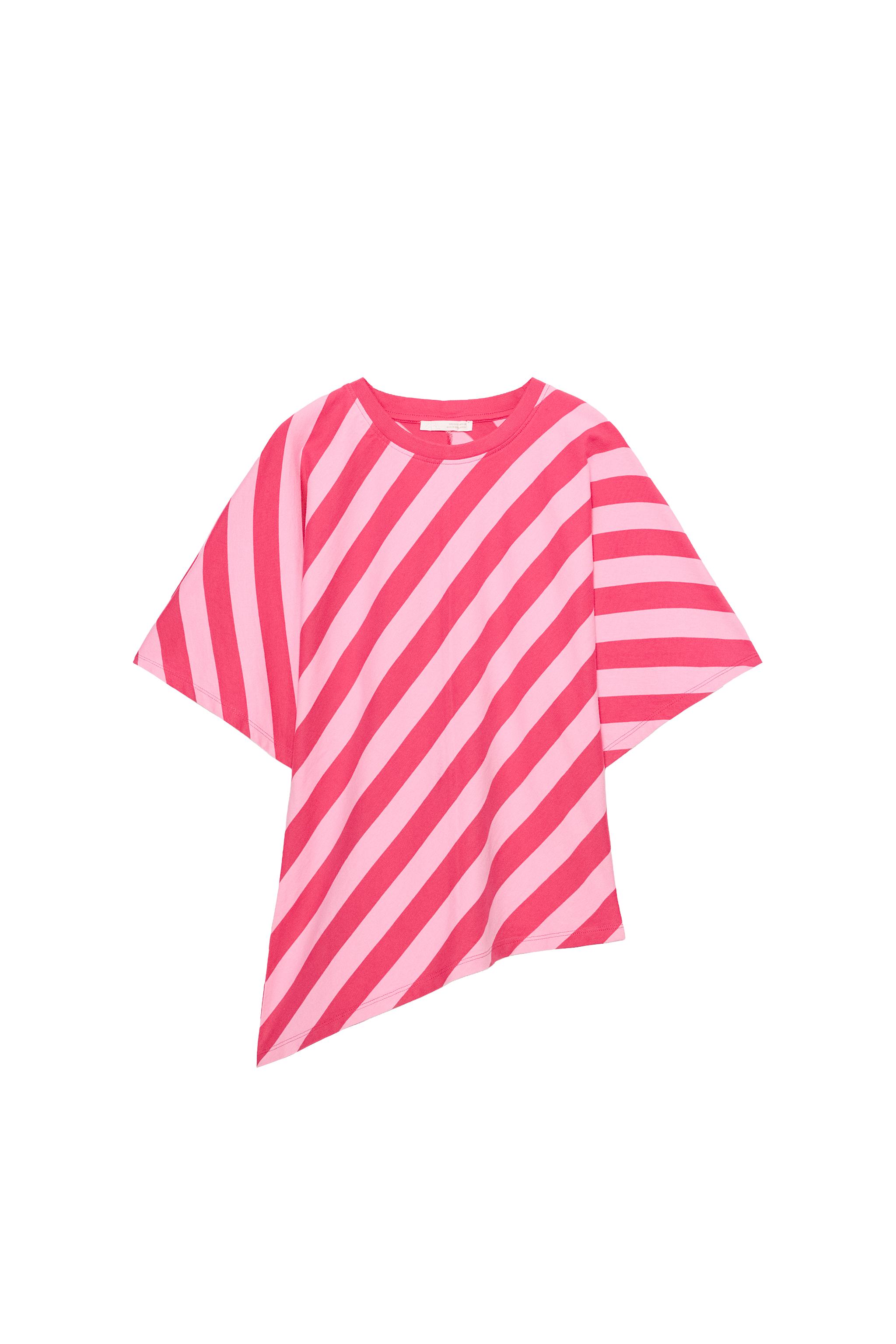 ASİMETRİK KENARLI ÇİZGİLİ TOP