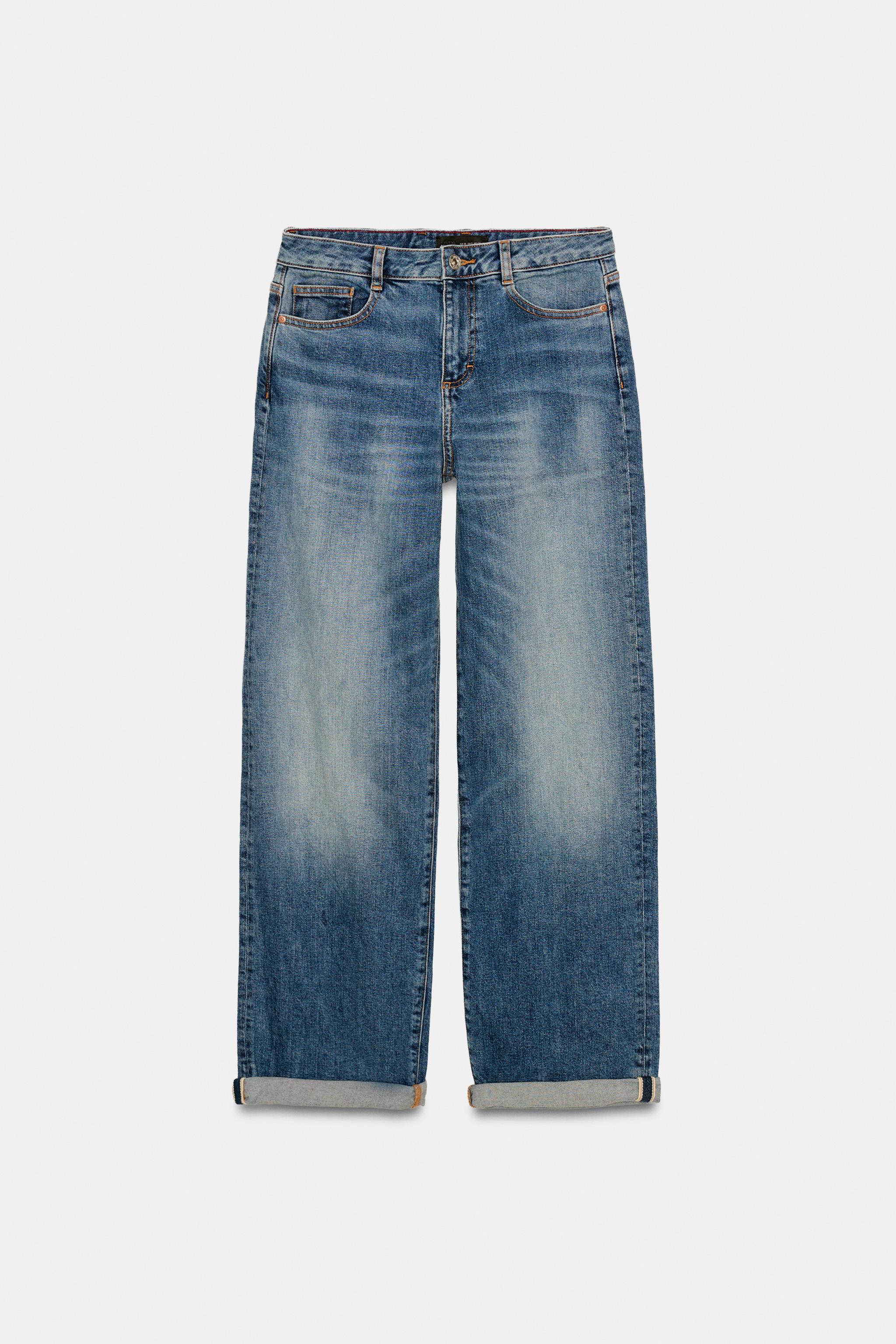 JEAN Z1975 RELAXED FIT TAILLE HAUTE AVEC REVERS