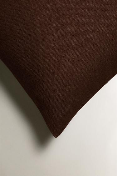 PLAIN CUSHION COVER - Brown by Zara - Image 3