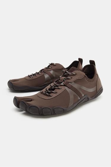 FLAT SPORTS SHOES - Brown by Zara - Image 5