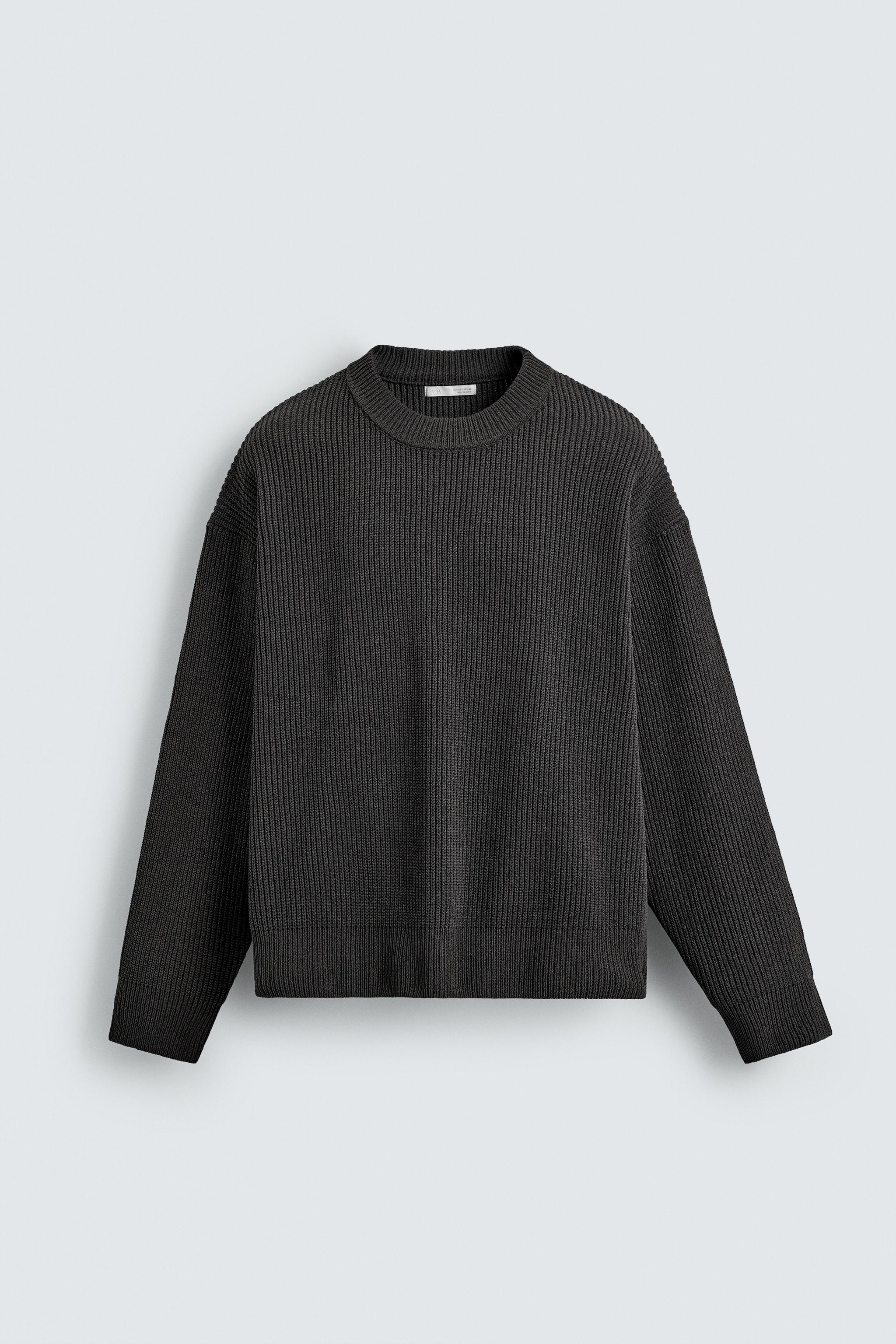SUÉTER COM ESTRUTURA CHENILLE - Cru | ZARA Brasil