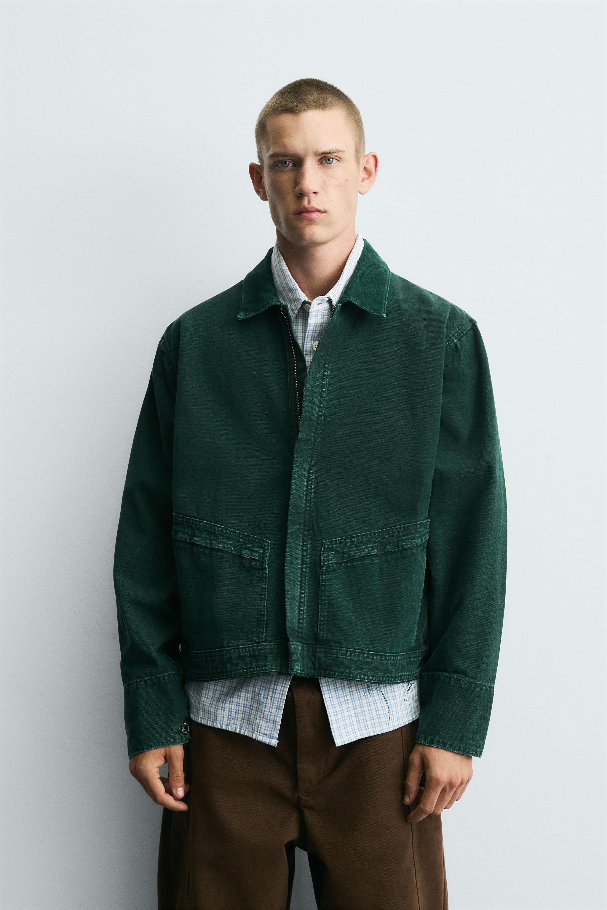 ★★近日限定価格❗️ZARAMAN デニムジャケット Mサイズ ZARA - ZARA ザラ メンズ Mサイズ デニムジャケット Gジャン の