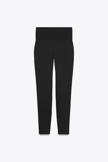 LEGGINGS بخصر عريض - أسود الخاص بـ Zara - صورة 0