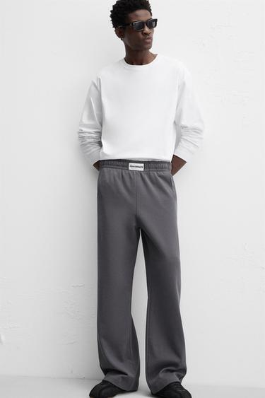 PATCH INTERLOCK TROUSERS - Blue by Zara - Image 5