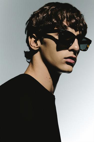 Zara RECTANGULAR SUNGLASSES - Tortoise shell