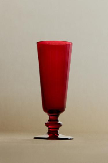 FLÛTE EN VERRE DE NOËL - Rouge de Zara - Image 4