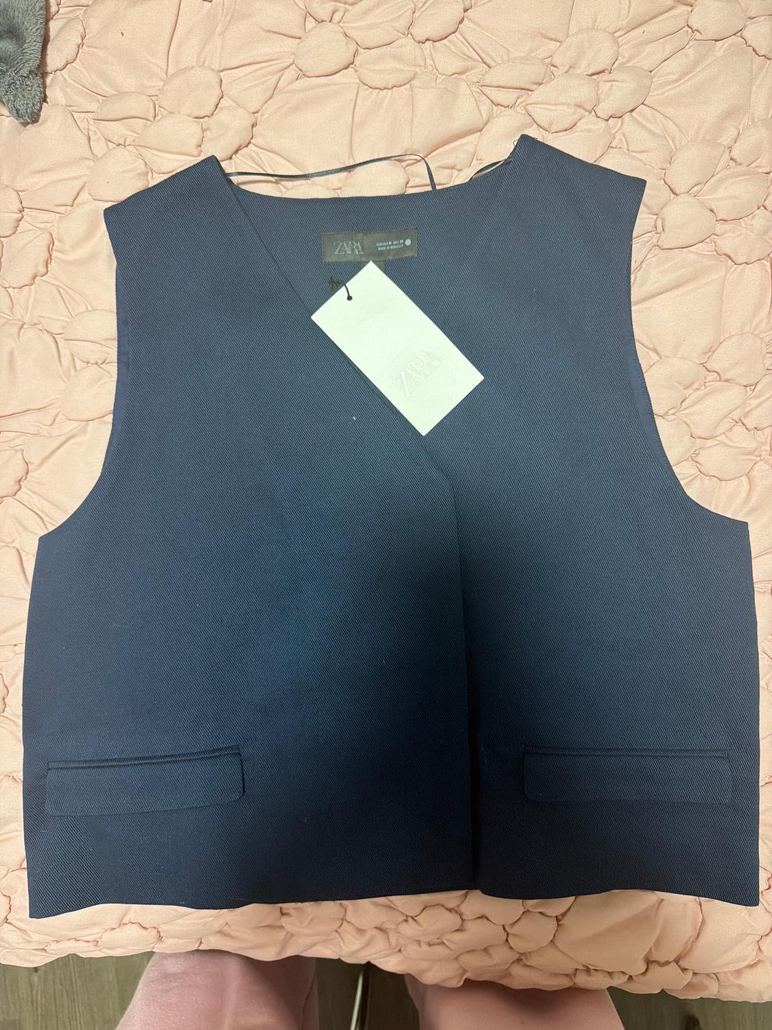 ZW COLLECTION DOUBLE-BREASTED VEST - Image 2