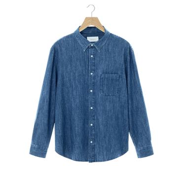 セルヴィッジデニムシャツブルーZaraのセルヴィッジデニムシャツ - ブルー