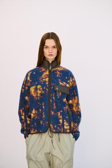 ウール混フリースジャケット X AND WANDER®マルチカラ―Zaraのウール混フリースジャケット X AND WANDER® - マルチカラ― 