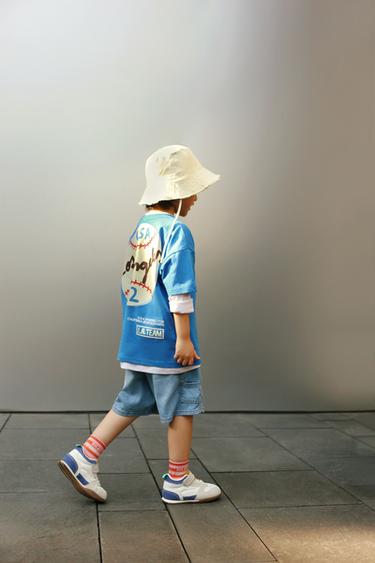 BASEBALL PRINTED T-SHIRT - Blue by Zara