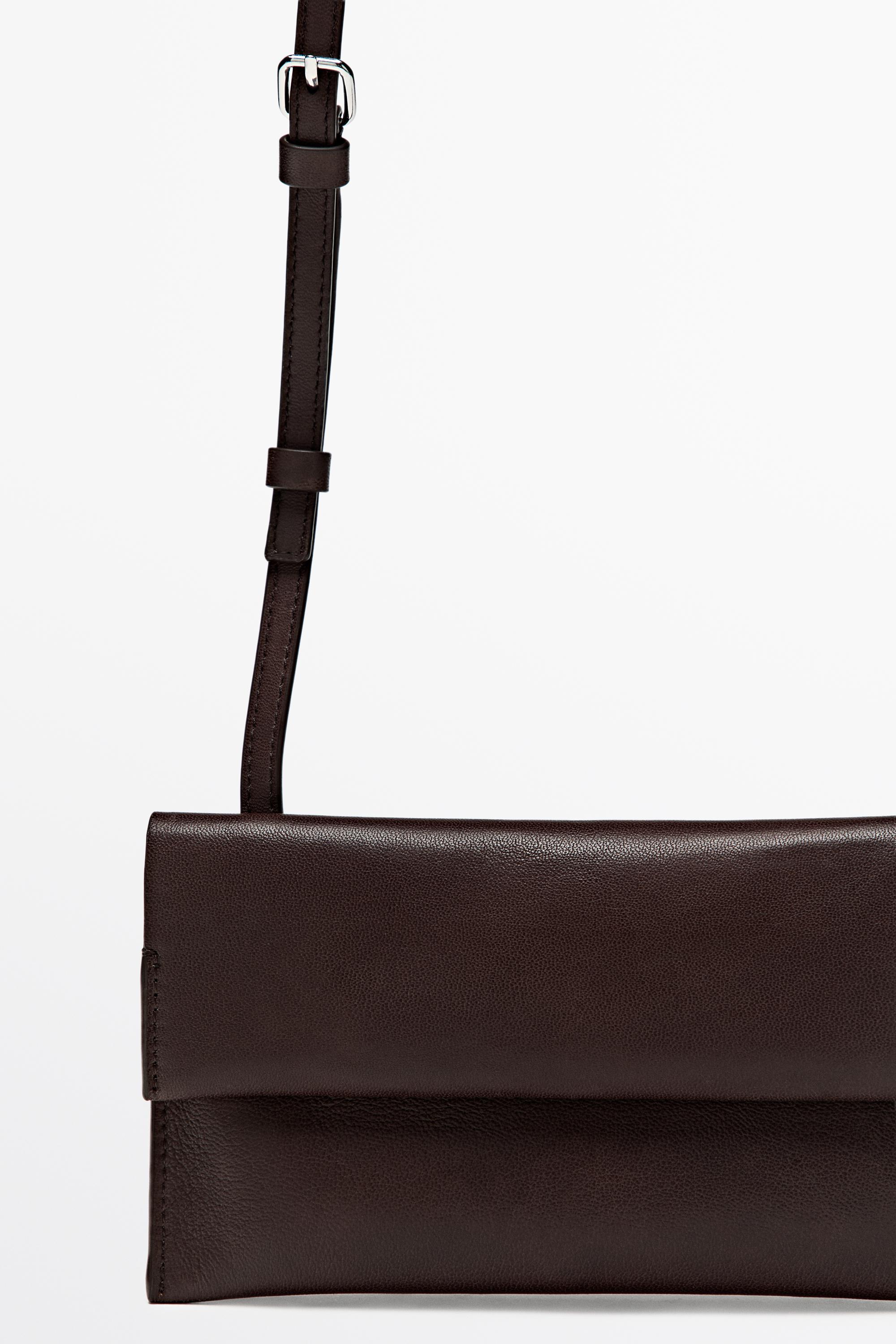 Nappa leather crossbody bag