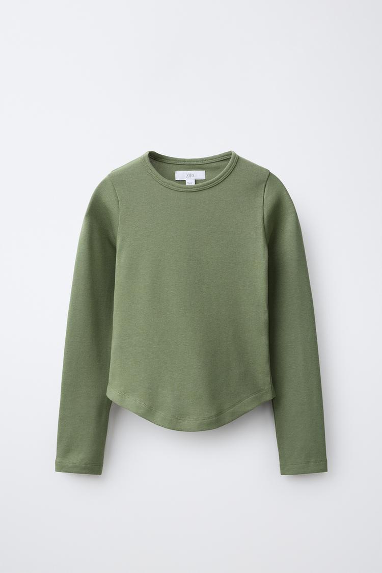 Camiseta lisa con modal
