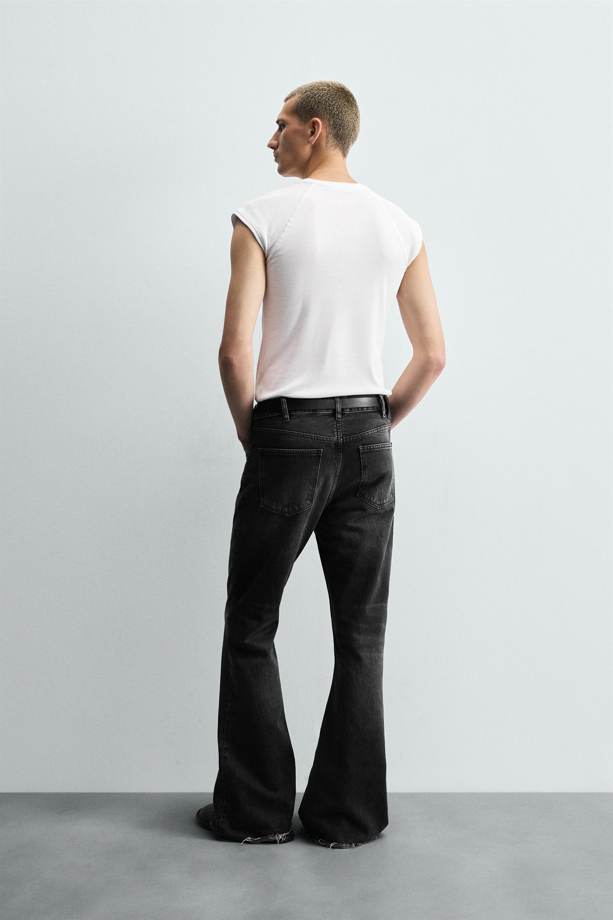 【ZARA】フレアスリーブフィットジーンズ 0840/333/800 ZARA】フレアスリーブフィットジーンズ 0840/333/800 (ZARA