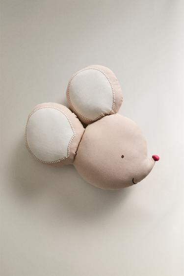 KIDS' MUISVORMIG KUSSEN - Lichtbeige van Zara