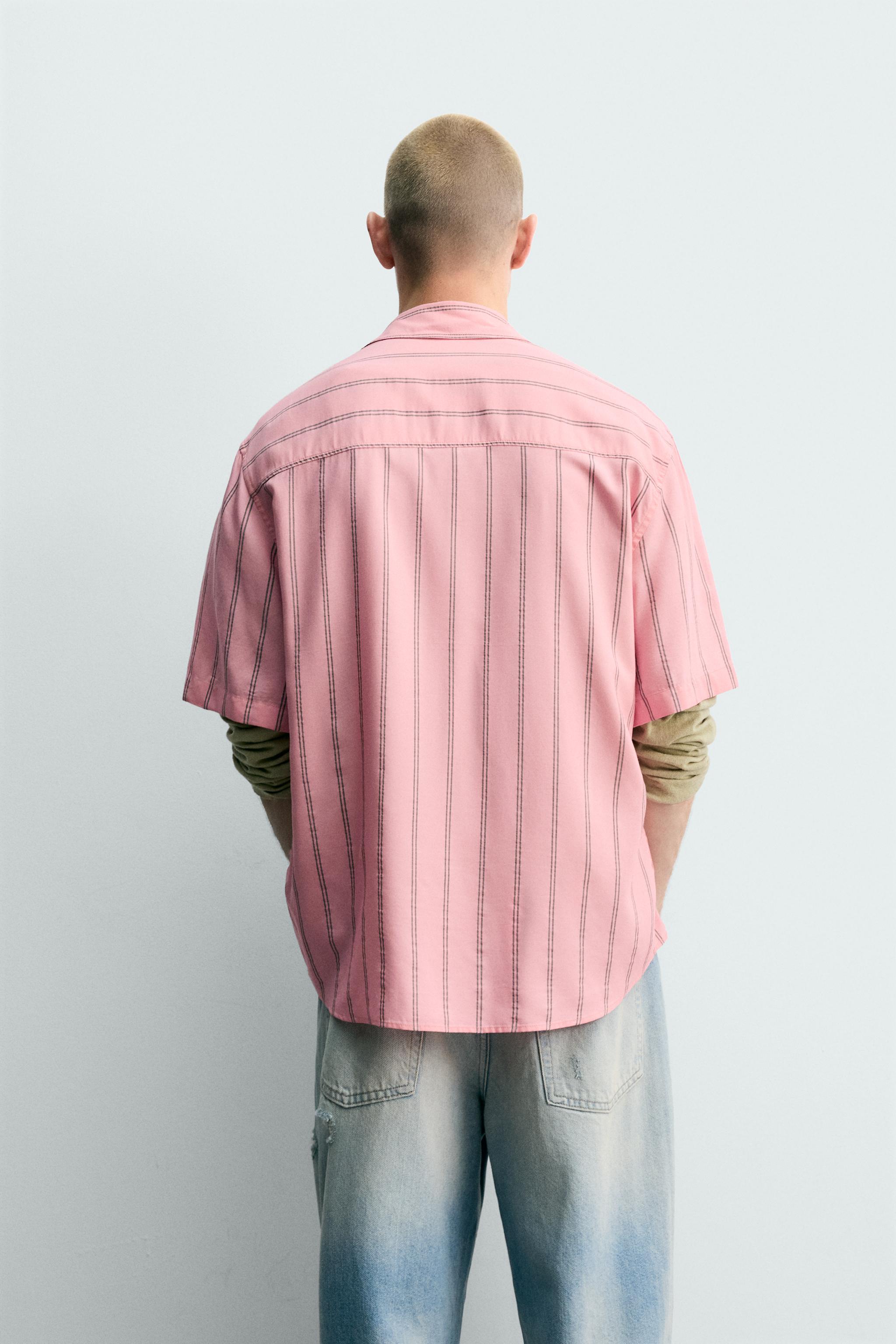 CHEMISE FLUIDE À RAYURES ET POCHES