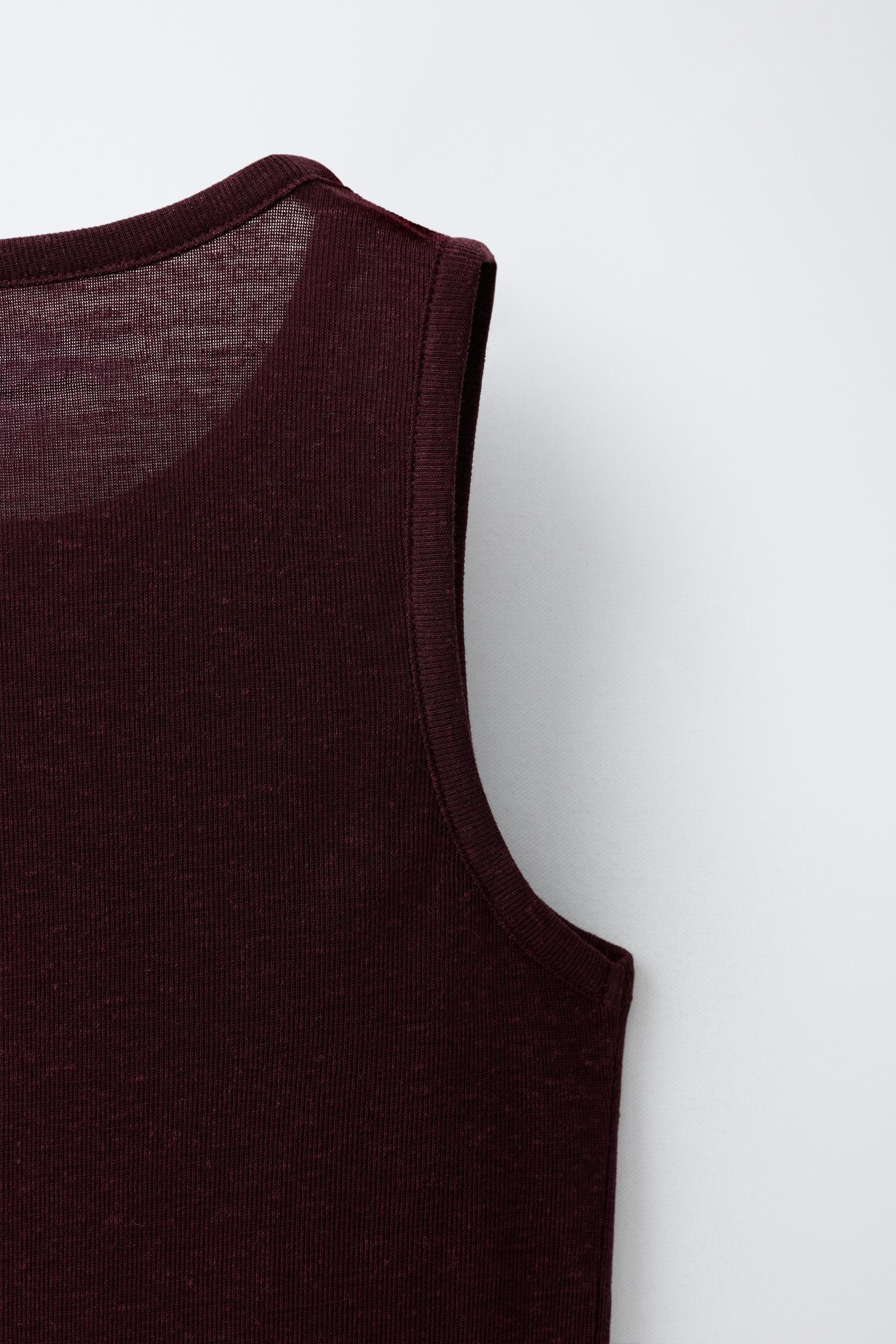 LINEN BLEND T-SHIRT