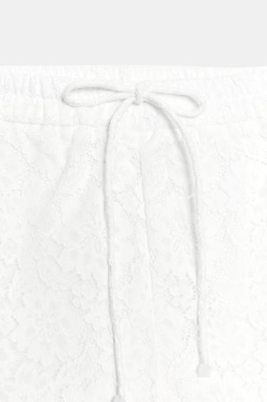 SHORT DENTELLE - Blanc de Zara - Image 8
