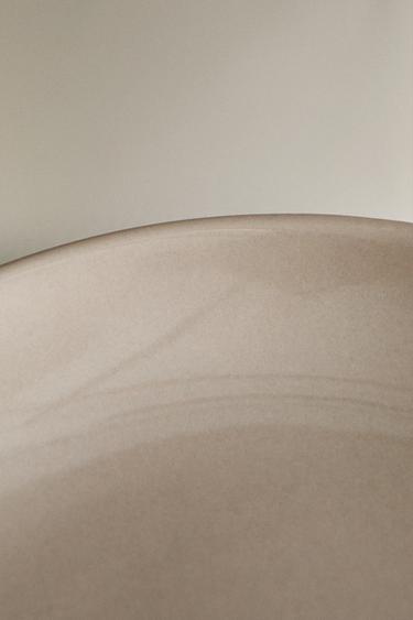 ASSIETTE À PAIN GRÈS - Gris taupe de Zara - Image 4
