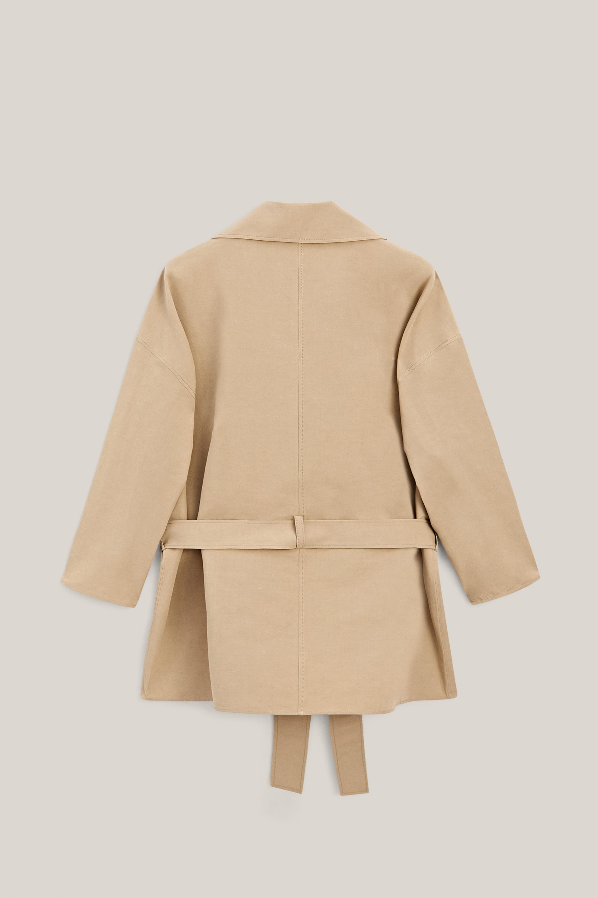 Oversize cotton and linen jacket - LIMITED EDITION