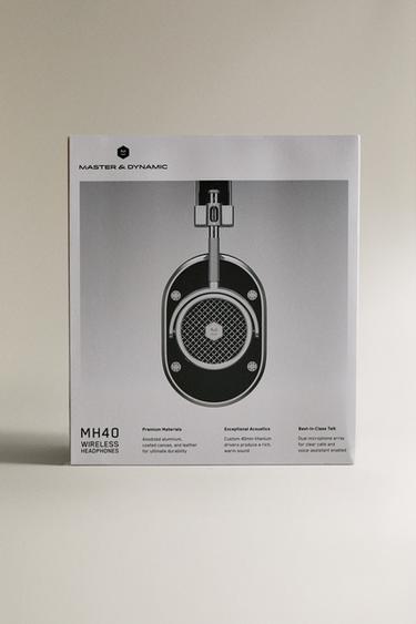 MASTER & DYNAMIC MH40 WIRELESS HEADPHONES - Black by Zara - Image 3
