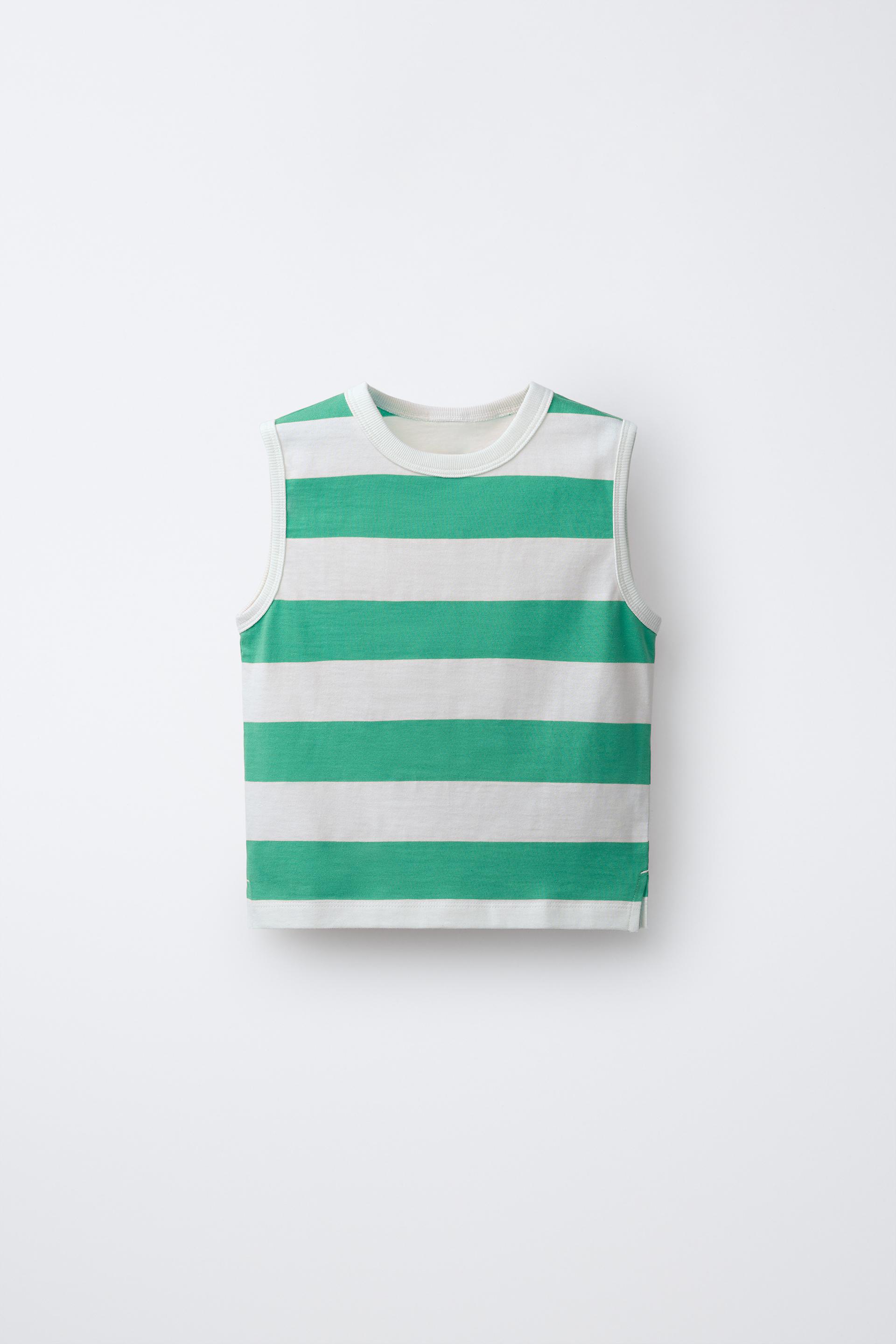 Sleeveless Striped Top