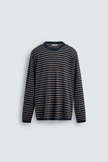 STRIPED JACQUARD SWEATER - striped by Zara - Image 6
