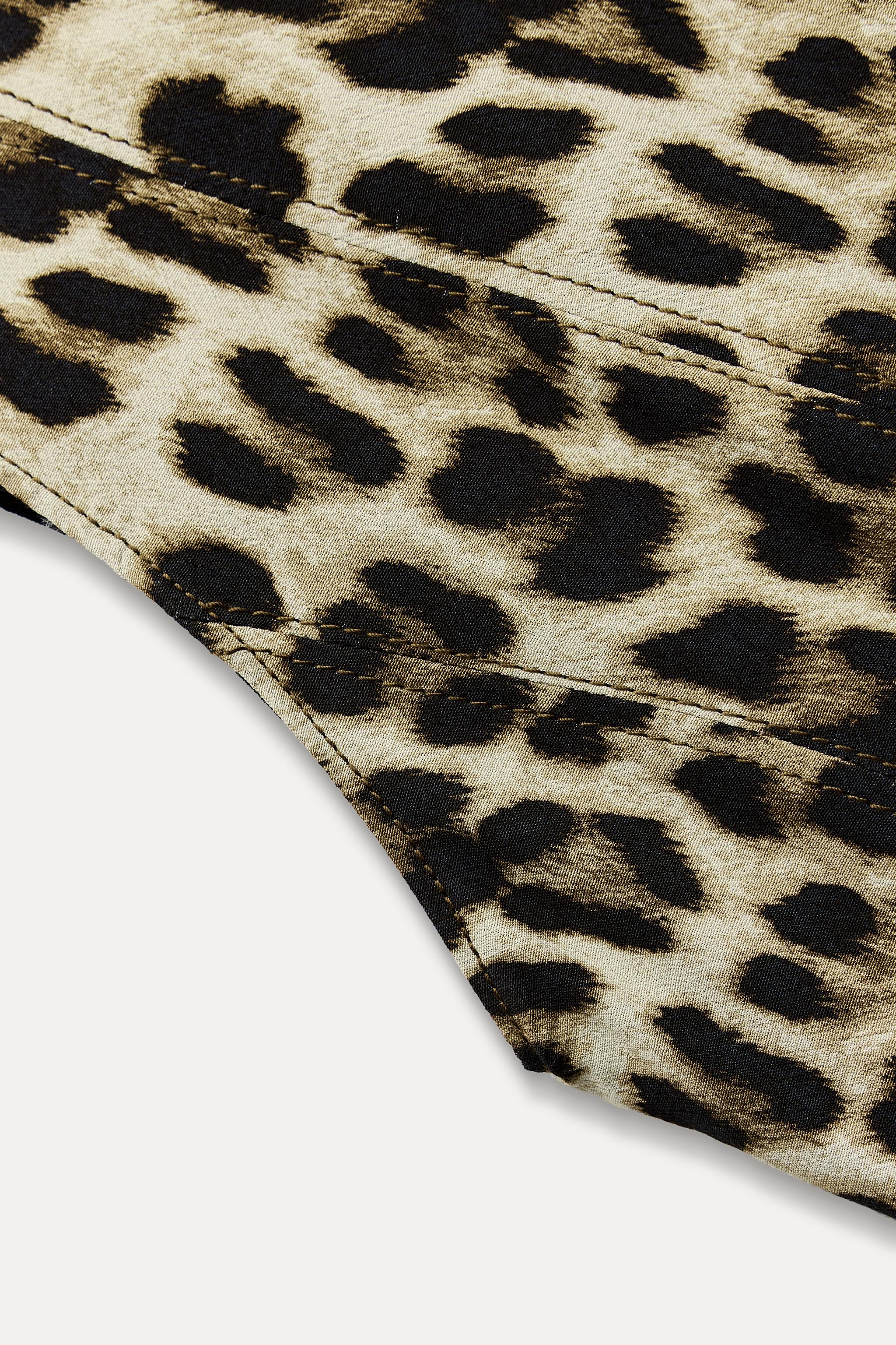 ANIMAL PRINT GODET DRESS ZW COLLECTION - Leopard | ZARA ANIMAL PRINT GODET DRESS ZW COLLECTION - Leopard | ZARA