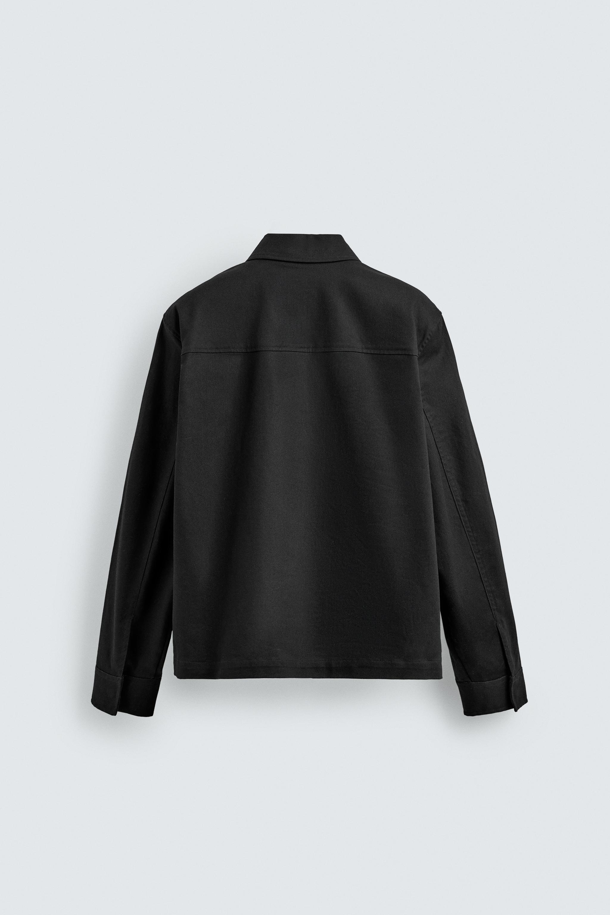 REGULAR FIT OVERSHIRT WITH POCKETS
