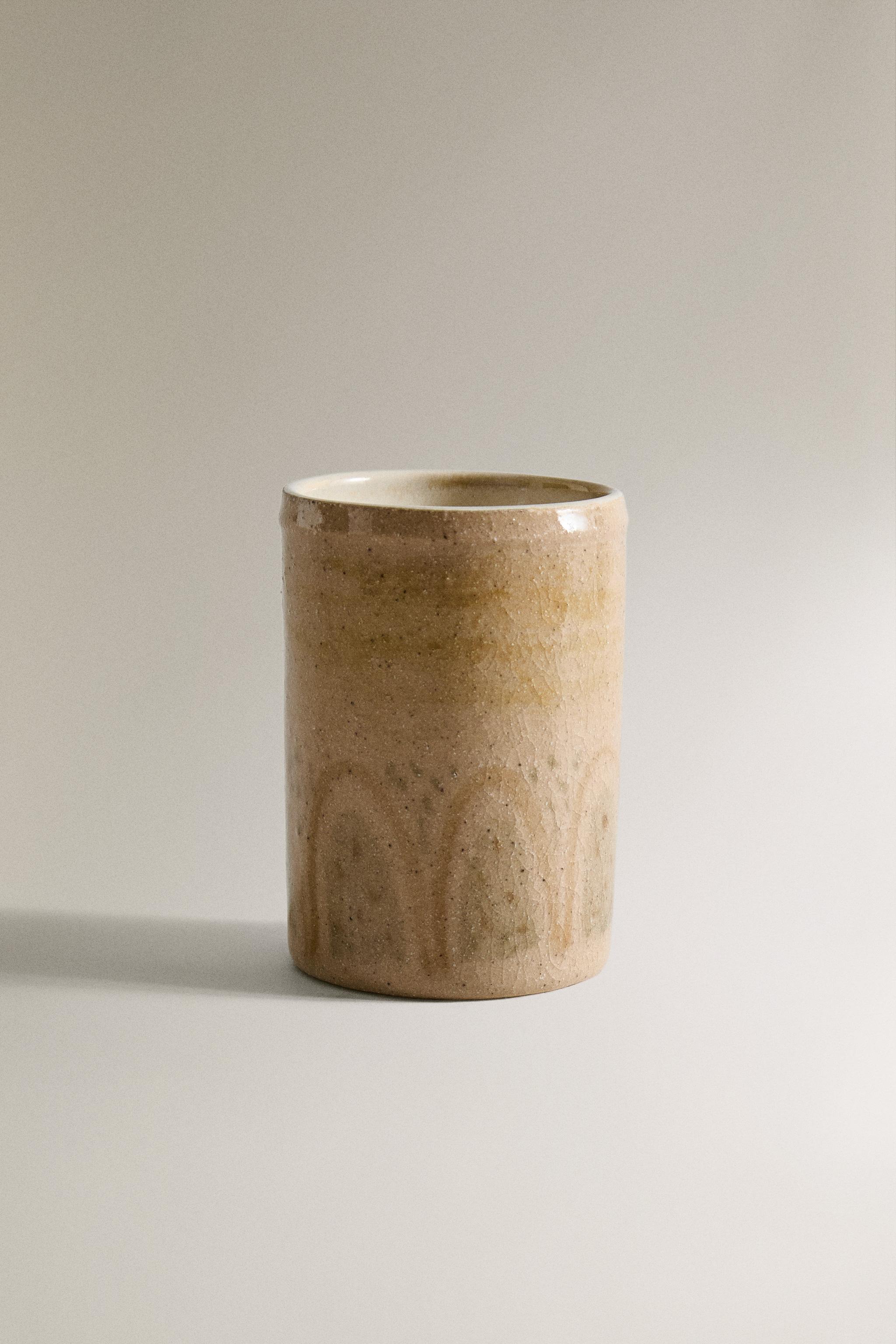TERRACOTTA TOOTHBRUSH TUMBLER