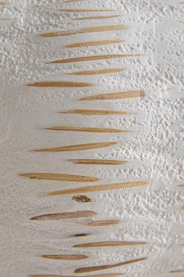 CORBEILLE VASE HAUT MICROCIMENT - Blanc de Zara - Image 4