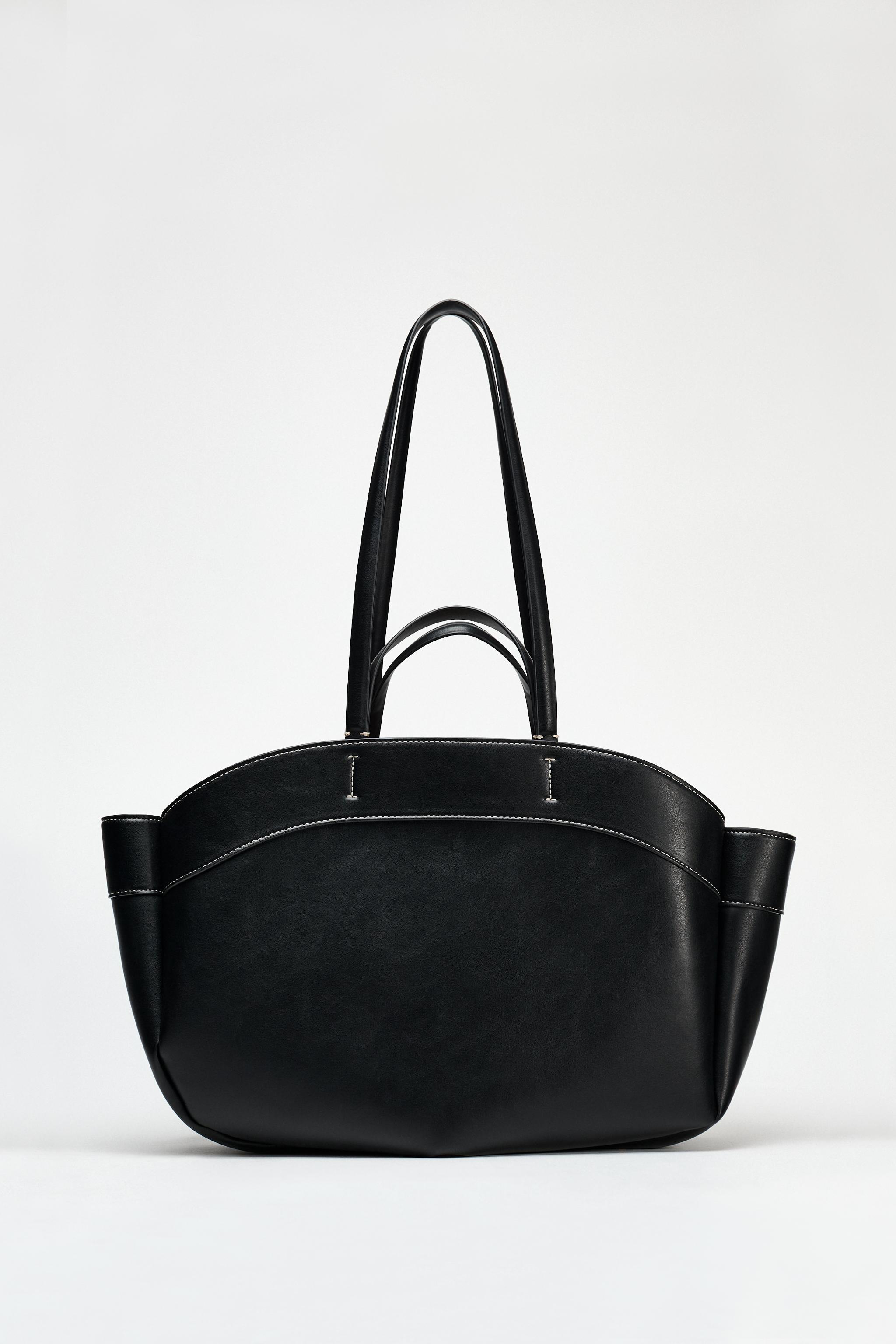 Zara black purse sale