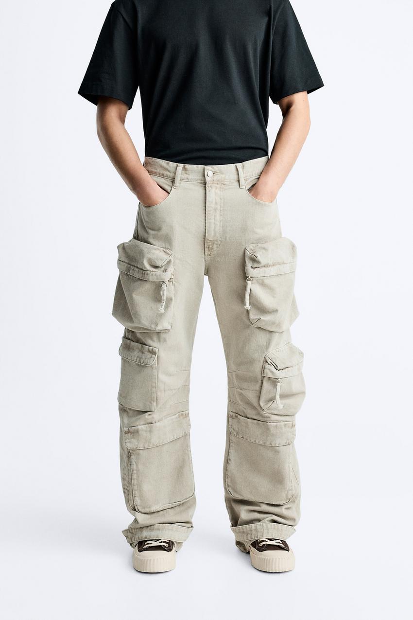 G Star Raw Utility Cargo Capri Pants-3 Cargo Pockets-Faded Black