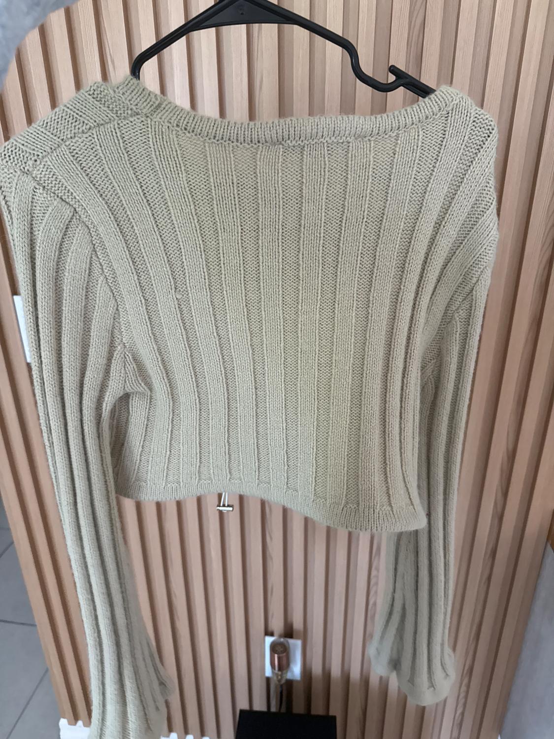 WRINKLE LOOK FINE KNIT TOP - Image 2