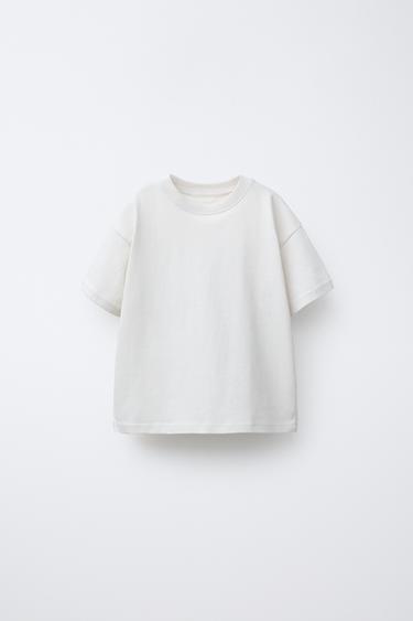 LOT DE TROIS T-SHIRTS UNIS - Violet de Zara - Image 1