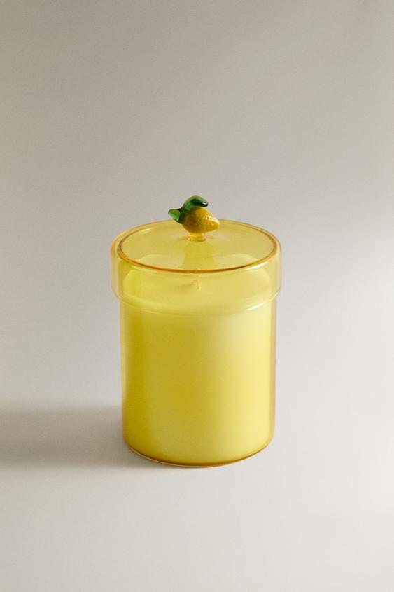 (220 G) BOUGIE PARFUMÉE GINGER LEMON - Jaune pastel de Zara - Image 0