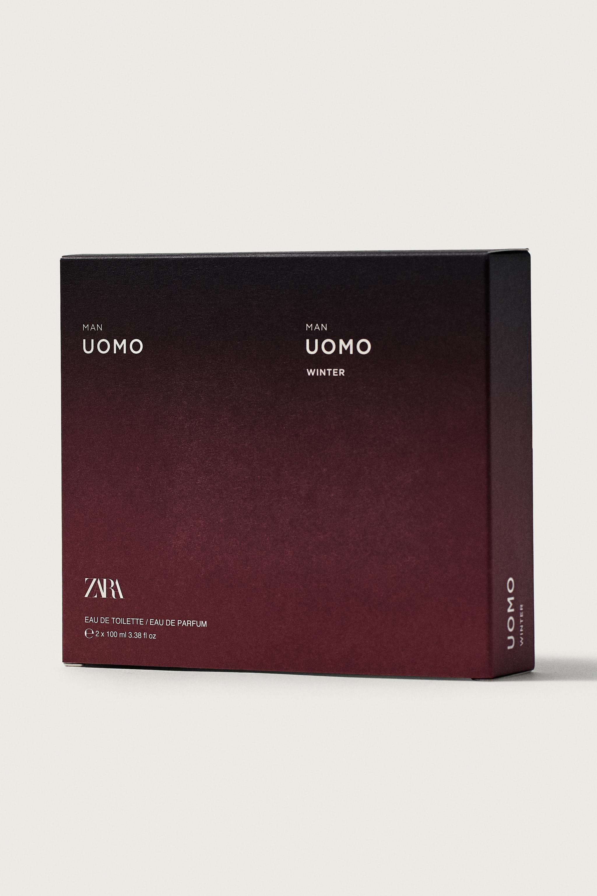 MAN UOMO EDT + MAN UOMO WINTER EDP 2X100ML (3.04 FL. OZ) — TINTED LEATHER