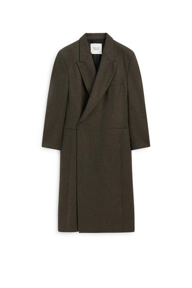 Oversize double-breasted long coat - LIMITED EDITION — Olive green 2