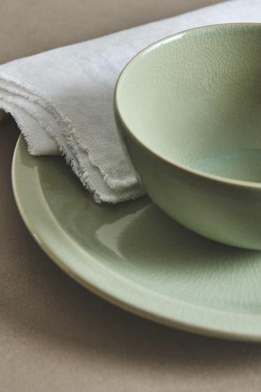 BOL EN GRÈS ÉMAILLÉ - Vert d'eau de Zara - Image 4