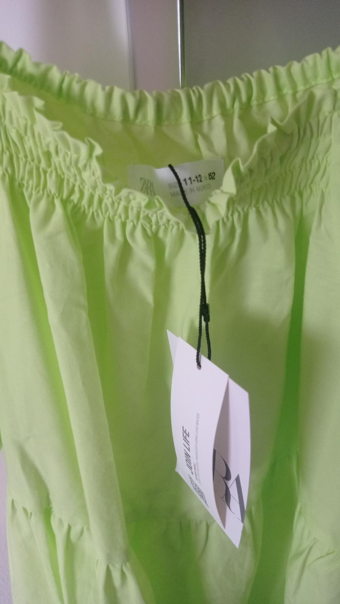VOLUMINOUS POPLIN DRESS - Image 3